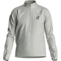 Compressport - Giacca antivento leggera - Aura Windproof Jacket M Gray Violet per Uomo in Poliestere Riciclato - Taglia M - Grigio