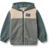 Wheat Kid's Fleece Jacket L/S Adrian Giacca in pile Bambini (98, grigio)
