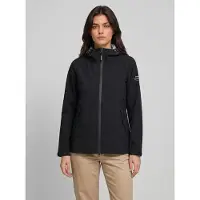 Ecoalf per donna. MCWGAJKDILUV0434W26-319 Giacca Black Deluge (XS), Nero, Casual, Polister riciclato