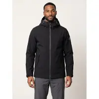 Ecoalf per uomo. MCMGAJKDILUV0434W26-319 Giacca Black Deluge (XXL), Nero, Casual, Polister riciclato