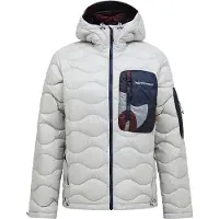 Peak Performance Aop Helium Utility Down Jacket Giacca in piumino Uomo (L, grigio)