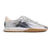HOFF per donna. 22661403 Sneakers in pelle Silver Bridge, Florida (40), Argento, Basso, Stringhe, Casual