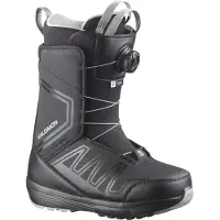 Salomon Snowboard - Scarponi da snowboard - Pearl BOA Black/Wrought Iron per Donne - Taglia 38,5 - Nero
