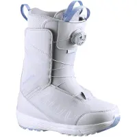 Salomon Snowboard - Scarponi da snowboard - Pearl BOA Gray Violet/Brunnera Blue/White per Donne - Taglia 39 - Bianco