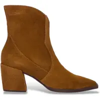 Wonders per donna. M-6402 Stivali in Pelle Charme marrone (37), 3 a 5cm, Cerniera, Casual