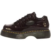 Dr. Martens Scarpe Buzz 5i 5 Eye Shoe Oxblood High Shine Croc Emboss donne - Marrone - 38