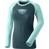 Dynafit - Intimo tecnico senza cuciture - Speed Dryarn W L/S Tee Cloud Blue per Donne - Taglia XS