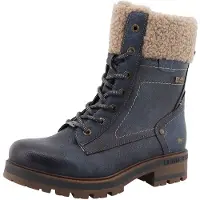 Mustang Stivaletto stringato écru / navy
