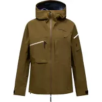 Peak Performance - Giacca da sci in GORE-TEX - M Alpine Gore-Tex 3L Jacket Meadow Moss - Taglia S - Marrone
