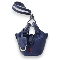 Ralph Lauren per donna. 427P17791005 Ciondolo Polo Play in pelle per borsa blu marino (OSFA), Casual, Navy