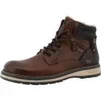 Mustang Boots stringati cognac / marrone scuro / nero sfumato