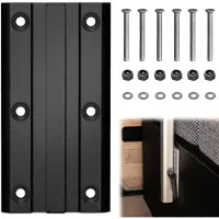 StarTech.com Gamba di tavolo removibile per camper, caravan o barca - piedino girevole - rotazione a 360° - regolabile in altezza - base con 6 fori - colore nero