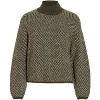 Vila Collo Alto Pullover A Maglia