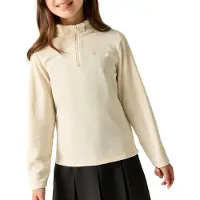 Regatta Kids' Hot Shot II Half Zip Fleece Giacca in pile Bambini (13 Years, light vanilla)