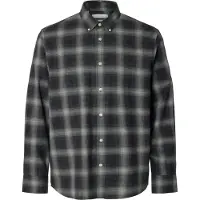 Selected Camicia A Maniche Lunghe Uomini Grigio M