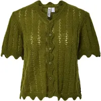 Pieces Cardigan A Maglia | Verde | S
