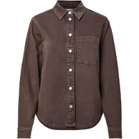 Pieces Camicia Di Jeans | Marrone | XS