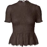Pieces Top A Maniche Corte | Marrone | L