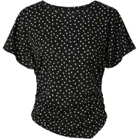 Pieces Top A Maniche Corte | Nero | S