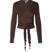 Pieces Top Incrociato | Marrone | S