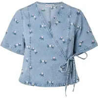 Pieces Top Incrociato | Blu | M