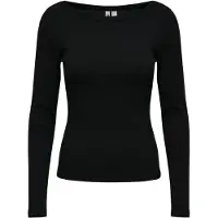 Pieces Top A Maniche Lunghe | Nero | XS