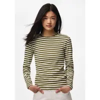 Pieces Top A Maniche Lunghe | Verde | L