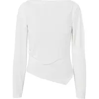 Pieces Top A Maniche Lunghe | Bianco | XS