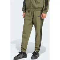 Adidas Essentials 3-Stripes Fleece Tapered Cuffed Pants Pantaloni da allenamento Uomo (M, olivia)