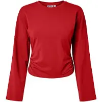 Pieces Top A Maniche Lunghe | Rosso | L