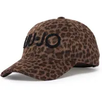 Liu Jo per donna. 2F6048-T6089 Cappello Animalier marrone (OSFA), Casual, Animal Print, Poliestere
