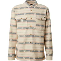 Billabong - Chemise tissé jacquard en flannel - Offshore Jacquard Flannel Oatmeal per Uomo in Cotone - Taglia XL - Beige