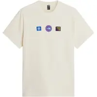 The North Face Explorer Badges RLX S/S Tee T-shirt Uomo (XS, beige)