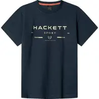 Hackett London per ragazzo. HK5000065 Maglietta Hs Legacy blu marino (13Años= 157cm), Casual, Cotone, Manica corta, Navy, moda per bambini