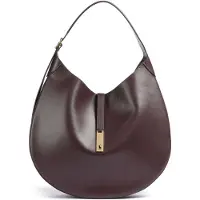 Ralph Lauren per donna. 428867518017 Borsa a spalla Polo ID grande in pelle bordeaux (OSFA), Casual, Granata