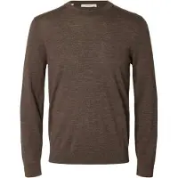 Selected Pullover Uomini Marrone XL