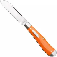 Jack Wolf Knives Jack Wolf Gateway Eureka EUREK-01-VIB-LIN-BEN Satin 14C28N, Vibe Linen Bengal Orange, coltellino tascabile