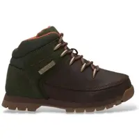 Timberland unisex per bambino. TB0A5SRAAFK1 Stivali Euro Sprint in pelle marrone (34), Basso, Stringhe, Casual, Outdoor, moda per bambini