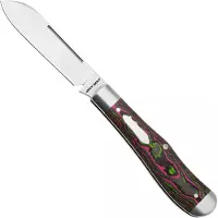 Jack Wolf Knives Jack Wolf Gateway Eureka EUREK-01-CC-WAT-SUG Satin 14C28N, CamoCarbon Watermelon Sugar, coltellino tascabile