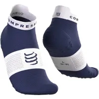 Compressport Pro Racing Socks V4.0 Run Low Calze da running (T1 - EU 35-38, blu)