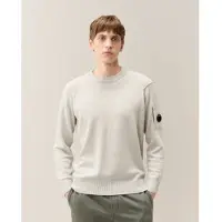 C.P. Company per uomo. 21CMKN707A110149A Maglione girocollo grigio (M), Casual, Lana