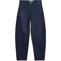 Armedangels Women's Baarly High Waist Barrel Jeans Jeans Donna (38 - Length: 32'', blu)