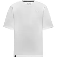 Salewa Eagle Peak T-Shirt S/S Maglia funzionale Uomo (48, grigio/bianco)