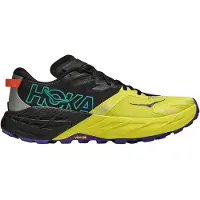Hoka One One - Scarpe trail - Speedgoat 7 M Black/Citrus per Uomo - Taglia 43 1/3 - Giallo
