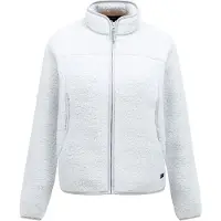 Peak Performance Women's Wildrush Pile Jacket Giacca in pile Donna (S, bianco/grigio)