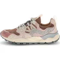 Flower Mountain per donna. 2017817 Yamano 3 Sneakers Multicolor (38), Basso, Nubuck, Stringhe, Casual, Multicolore, Rosa