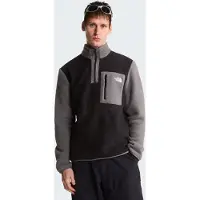 The North Face Yumiori 1/4 Zip Pullover in pile Uomo (L, nero/grigio)
