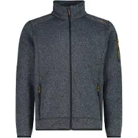 CMP Jacket Jacquard Knitted 3H60747N Giacca in pile Uomo (50, blu)