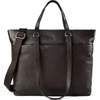 JOST Bags Borsa da lavoro Lysa in pelle con scomparto per laptop da 36 cm marrone