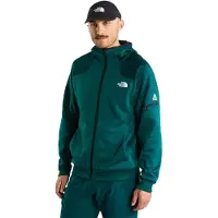 The North Face Mountain Athletics Full Zip Fleece 2.0 Giacca in pile Uomo (M, verde/blu)